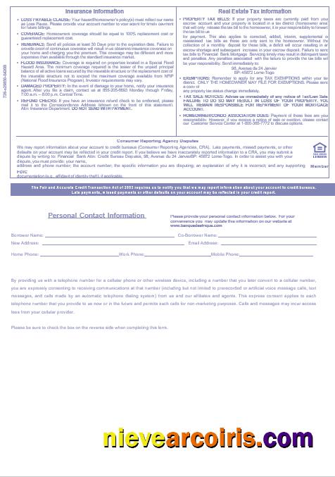 Togo Financial Bank mortgage statement, 3 pages 3
